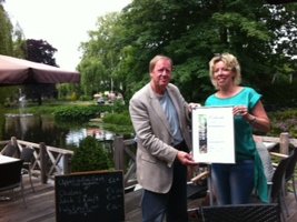 Bistro De Olliemölle in Borculo heeft het mooiste terras van de Achterhoek