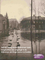 Hoog water in Aalten, vroeger en nu