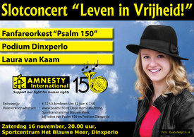 Fanfareorkest Psalm 150, projectkoor Podium Dinxperlo en Laura van Kaam