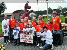 Korfbalvereniging Aladna speelt gelijk