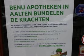 BENU-apotheek Aalten, van twee naar één, nu weer 2 apotheken.