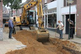 Vervanging riolering en herinrichting gedeelte Landstraat Aalten.