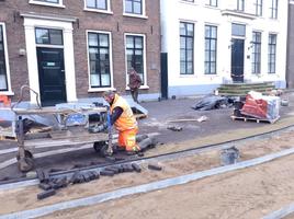 Werkzaamheden herinrichting Marktplein Aalten schieten flink op.