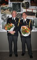 Koninklijke Onderscheiding voor brandweermannen Eddy Koskamp en Ben Colenbrander