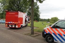 Grote inzet politie en brandweer bij vondst dode man in Grote Gracht Bredevoort.