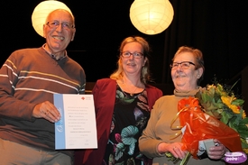 Huldiging Netje Wansing, 50 jaar vrijwilligster bij het Rode Kruis