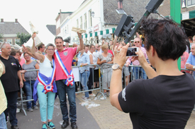 Winnaars Koning en Koninginn schieten in Aalten