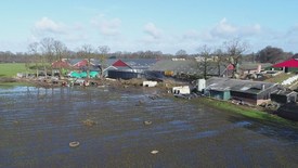 Provincie gaat onderzoek doen naar omgewaaide mestsilo
