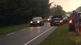 Slechte weer zorgt voor ongelukken op de weg
