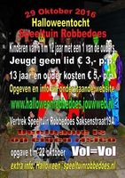 Halloweentocht in Aalten bij speeltuin Robbedoes